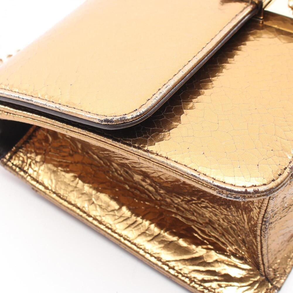 CHRISTIAN DIOR Gold Leather Shoulder Bag - Picture 5 of 8
